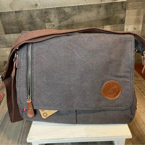 augur Other - NWT Augar Strauss Canvas bag “Fight for Love. Fight for Life” Crossbody